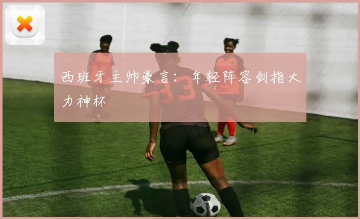 西班牙主帅豪言:年轻阵容剑指大力神杯